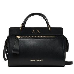 Torebka Armani Exchange. Czarne torebki klasyczne Armani Exchange, bez wzorów, bez dodatków. Za 709.99 zł.