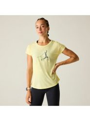 Dare 2b Koszulka sportowa "Serenity" w kolorze żółtym rozmiar: 38. Żółte koszulki sportowe Dare 2b, bez wzorów, z materiału, bez ramiączek, outdoorowe. Za 65.54 zł.