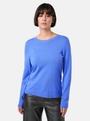 TAIFUN Sweter w kolorze niebieskim rozmiar: 38. Niebieskie swetry Taifun, s, bez wzorów, z wiskozy, bez ramiączek. Za 149.95 zł.