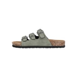 Sandały damskie Cruz Santa Cork. Czarne sandały CRUZ, bez wzorów, bez obcasa, bez zapięcia. Za 226.00 zł.