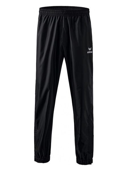 Erima Spodnie przeciwdeszczowe "Team" w kolorze czarnym rozmiar: M. Czarne spodnie dresowe Erima, m, bez wzorów, outdoorowe. Za 96.37 zł.