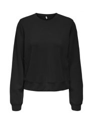 ONLY Bluza Maya 15361163 Czarny Regular Fit. Czarne bluzy sportowe Only, s, bez wzorów, z syntetyku, bez kaptura. Za 129.99 zł.