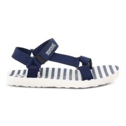 Vendeavour damskie sandały. Niebieskie sandały Regatta, bez wzorów, sportowe, bez obcasa, bez zapięcia. W wyprzedaży za 109.99 zł.