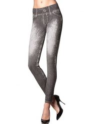 Jeensy Legginsy w kolorze szarym rozmiar: L/XL. Szare legginsy Jeensy, l, bez wzorów. Za 66.00 zł.
