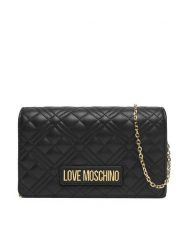 LOVE MOSCHINO Torebka JC4079PP0NLA0000 Czarny. Czarne torebki klasyczne Love Moschino, bez wzorów, ze skóry, bez dodatków. Za 639.99 zł.