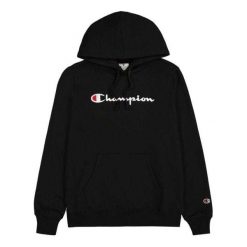 Damska Bluza Z Dużym Logo. Czarne bluzy Champion, bez wzorów, bez kaptura. Za 298.99 zł.