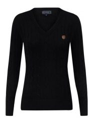 SIR RAYMOND TAILOR Sweter "Frenze" w kolorze czarnym rozmiar: XXL. Czarne swetry Sir Raymond Tailor, xxl, z aplikacjami, z bawełny, bez ramiączek. Za 173.95 zł.