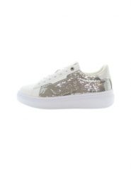 U.S. Polo Assn. Sneakersy w kolorze srebrno-białym rozmiar: 37. Białe trampki U.S. Polo Assn., z aplikacjami, bez zapięcia. Za 184.89 zł.