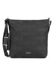 Lasocki Torba LSK-K-042-06 Czarny. Czarne torebki klasyczne Lasocki, bez wzorów, z materiału, bez dodatków. Za 179.99 zł.