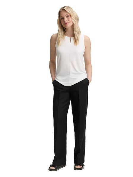 Tom Tailor Spodnie w kolorze czarnym rozmiar: 36/L30. Czarne spodnie materiałowe Tom Tailor, na imprezę, l, bez wzorów, z materiału, z podwyższonym stanem. Za 129.95 zł.