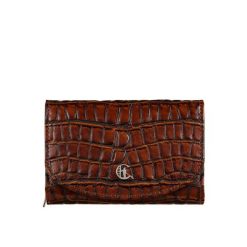 Portfel damski skórzany croco Canaletto PD1202cs299 RFID. Brązowe portfele bez wzorów, ze skóry. Za 169.00 zł.