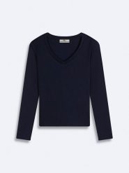 LTB Sweter w kolorze granatowym rozmiar: S. Niebieskie swetry LTB, s, bez wzorów, prążkowane, bez ramiączek. Za 57.20 zł.