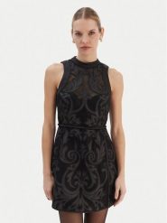 Bardot Sukienka koktajlowa Relia 60227DB Czarny Slim Fit. Czarne sukienki Bardot, bez wzorów, z syntetyku, wizytowe, bez kołnierzyka, bez ramiączek. Za 929.99 zł.