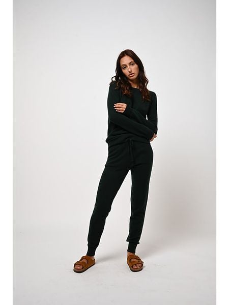 AUTHENTIC CASHMERE Kaszmirowy sweter "Etret" w kolorze ciemnozielonym rozmiar: XXL. Zielone swetry AUTHENTIC CASHMERE, xxl, bez wzorów, z kaszmiru, bez ramiączek. Za 385.45 zł.