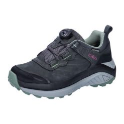 Damskie buty trekkingowe CMP Juukat Fitgo WP Low. Czarne trekkingi CMP, z gumy. Za 535.90 zł.