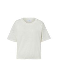 Nümph koszula z dzianiny - NUSiffa Kobiety Bawełna (100%) biały, XXL. Białe koszule Nümph, xxl, bez wzorów, z bawełny, bez kołnierzyka, bez ramiączek. Za 229.95 zł.