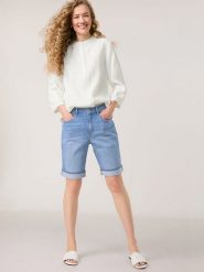 Gerry Weber Bluzka w kolorze kremowym rozmiar: 40. Brązowe bluzki Gerry Weber, bez wzorów, bez kołnierzyka, bez ramiączek. Za 118.84 zł.