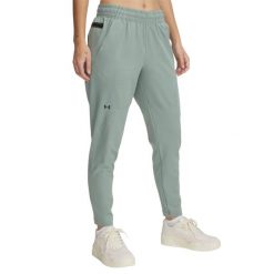 Spodnie Damskie Sportowe Szybkoschnące Under Armour. Zielone spodnie dresowe Under Armour, bez wzorów. Za 299.99 zł.