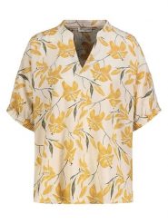 Eight2Nine Bluzka w kolorze beżowo-żółtym rozmiar: L. Brązowe bluzki Eight2Nine, l, bez wzorów, bez kołnierzyka, bez ramiączek. Za 82.99 zł.