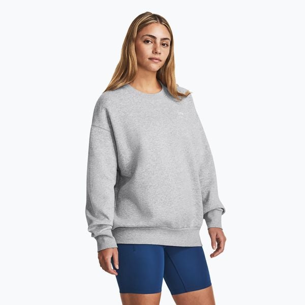 Bluza Under Armour Icon Fleece Crew. Szare bluzy Under Armour, bez wzorów, bez kaptura. Za 179.99 zł.