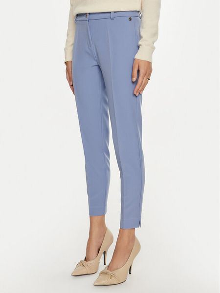 Maryley Spodnie materiałowe 24IB52Z/M19/43SH Niebieski Regular Fit. Niebieskie spodnie materiałowe Maryley, m, bez wzorów, z materiału. Za 119.99 zł.