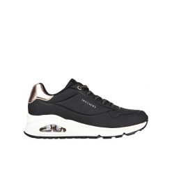 Buty damskie SKECHERS Uno Shimmer Away. Czarne obuwie sportowe Skechers, bez zapięcia, trekkingowe, Skechers Sport. W wyprzedaży za 349.10 zł.