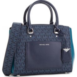 Torebka MICHAEL MICHAEL KORS - Benning 30F8SN4M2B Lxt/Adm/Pbl. Niebieskie torebki klasyczne MICHAEL Michael Kors, z aplikacjami, ze skóry ekologicznej, zdobione, bez dodatków. W wyprzedaży za 659.00 zł.