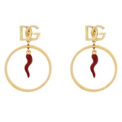 Kolczyki Dolce&Gabbana. Żółte kolczyki Dolce&Gabbana, złote. Za 2,119.00 zł.