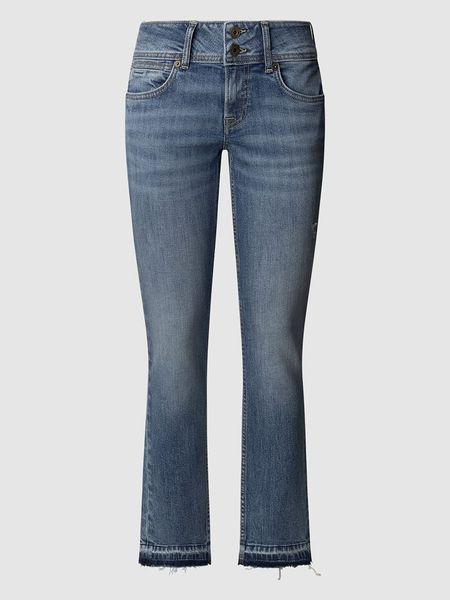 Pepe Jeans Dżinsy "Venus" - Slim fit - w kolorze niebieskim rozmiar: W25/L32. Niebieskie jeansy Pepe Jeans, l, z aplikacjami. Za 214.19 zł.