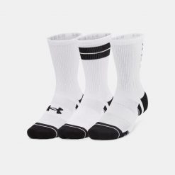 Skarpety sportowe Under Armour Performance Tech długie (3-PAK). Białe skarpety Under Armour, bez wzorów. Za 49.99 zł.