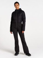 Dare 2b Kombinezon zimowy "Flurry" w kolorze czarnym rozmiar: 46. Czarne spodnie sportowe Dare 2b, na zimę, m, bez wzorów, narciarskie. Za 319.22 zł.