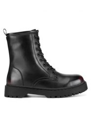 Jenny Fairy Trzewiki HY12659-1 Bordowy. Czerwone botki Jenny Fairy, bez wzorów, z materiału, bez obcasa, na płaskiej podeszwie, bez zapięcia. Za 179.99 zł.