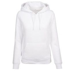 Ekologiczna Bluza Damska. Białe bluzy BUILD YOUR BRAND, xs, bez wzorów, bez kaptura. Za 195.99 zł.