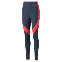 Legginsy sportowe damskie Puma Train Eversculpt. Niebieskie legginsy Puma, m, bez wzorów. Za 182.99 zł.