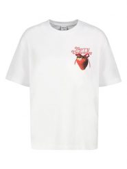 Sublevel Koszulka w kolorze białym rozmiar: L. Białe bluzki Sublevel, l, bez wzorów, z bawełny, bez kołnierzyka, bez ramiączek. Za 39.99 zł.