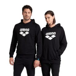 Bluza Arena Arena Hooded Sweat Graphic z kapturem. Czarne bluzy Arena, l, bez wzorów, z bawełny, z kapturem. Za 269.99 zł.