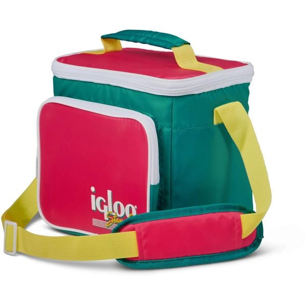 Torba termiczna IGLOO Retro Square Lunch Bag 9 (6 litrów). Zielone torby na ramię IGLOO, bez wzorów, retro, na ramię, duże, bez dodatków. Za 99.00 zł.