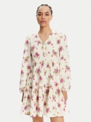 Liu Jo Sukienka codzienna WA5168 T3786 Écru Relaxed Fit. Sukienki Liu Jo, na co dzień, bez wzorów, z syntetyku, bez kołnierzyka, bez ramiączek, proste. Za 579.99 zł.