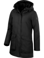 Westfjord Parka "Krafla" w kolorze czarnym rozmiar: XL. Czarne parki Westfjord, m, ze skóry, bez kaptura. Za 325.03 zł.