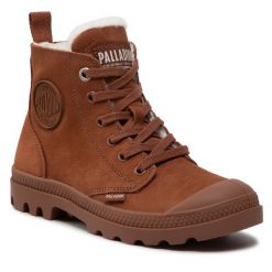 Trapery Palladium. Brązowe trapery i śniegowce Palladium. Za 829.99 zł.