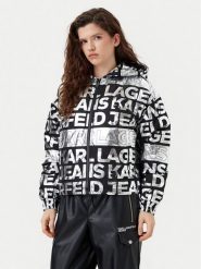 Karl Lagerfeld Jeans Kurtka przejściowa A1W15016 Srebrny Regular Fit. Szare kurtki Karl Lagerfeld Jeans, l, bez wzorów, z jeansu, bez kaptura. Za 649.99 zł.