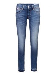 Herrlicher Dżinsy - Slim fit - w kolorze niebieskim rozmiar: W27. Niebieskie jeansy Herrlicher, z aplikacjami. Za 109.52 zł.