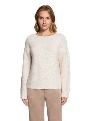 BETTY & CO Sweter w kolorze kremowym rozmiar: 40. Brązowe swetry Betty & Co, bez wzorów, z wełny, bez ramiączek. Za 184.95 zł.