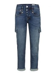 Herrlicher Dżinsy - Slim fit - w kolorze niebieskim rozmiar: W24. Niebieskie jeansy Herrlicher, bez wzorów, z podwyższonym stanem. Za 158.47 zł.