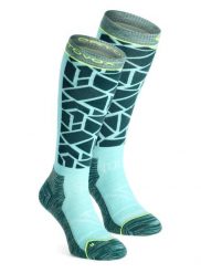 Skarpety skiturowe damskie Ortovox Ski Tour Comp Long Socks. Zielone skarpety ORTOVOX, bez wzorów, z elastanu. Za 197.99 zł.