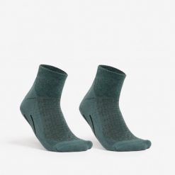 Skarpety turystyczne Quechua Hike 100 mid x 2. Skarpety QUECHUA, bez wzorów, z bawełny. Za 34.99 zł.