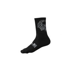 Skarpetki rowerowe Alé Cycling Skull. Czarne skarpety ALÉ CYCLING, bez wzorów. Za 46.99 zł.