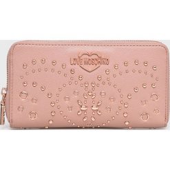 Love Moschino - Portfel. Czerwone portfele Love Moschino, bez wzorów, z materiału. W wyprzedaży za 239.90 zł.