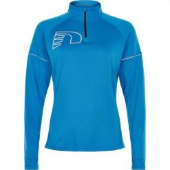 Bluza damska Newline core zip neck. Niebieskie bluzy Newline, s, bez wzorów, bez kaptura. Za 303.00 zł.