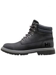 Helly Hansen Skórzane botki "Fremont" w kolorze czarnym rozmiar: 38. Czarne botki Helly Hansen, bez wzorów, z materiału, bez obcasa, bez zapięcia. Za 281.76 zł.
